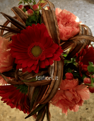 Bouquet di gerbere colori assortiti.